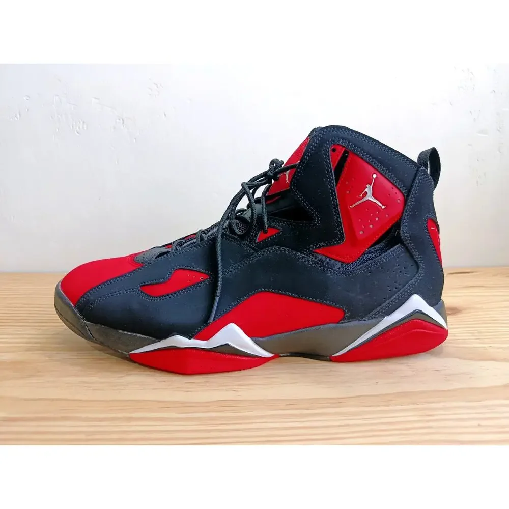 Jordan True Flight Black Red Men's Size 14 Sneakers CU4933-001 Excellent